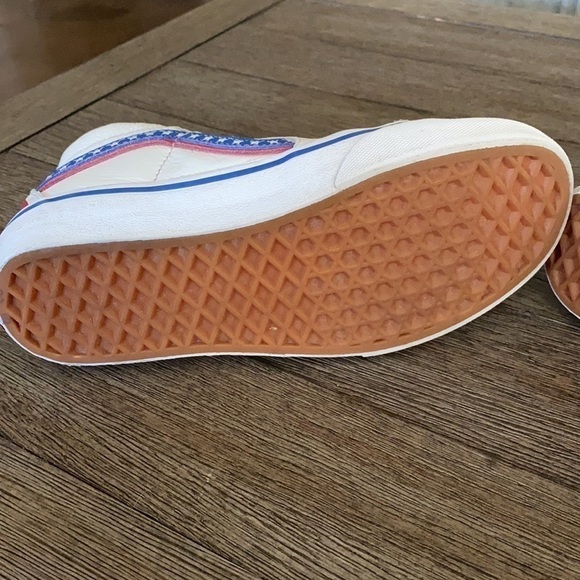 Vans Sk8-Hi Americana True WHITE RACING RED - Picture 7 of 7